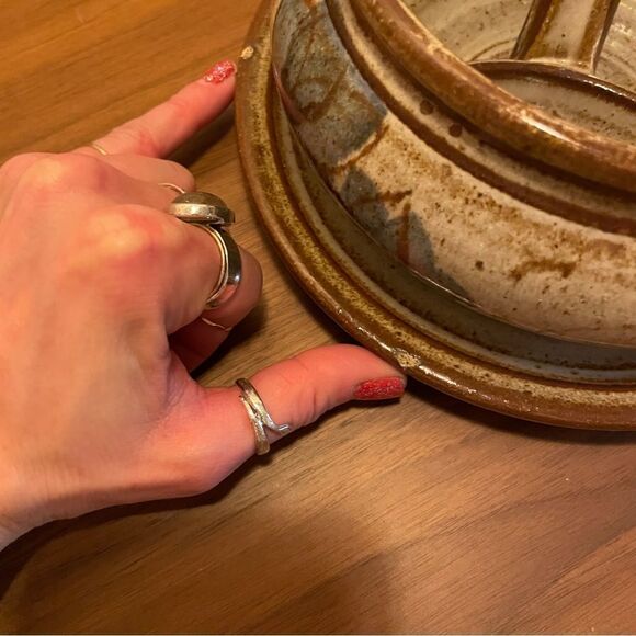 Stoneware Serving Bowl with Ladle - Picture 5 of 7